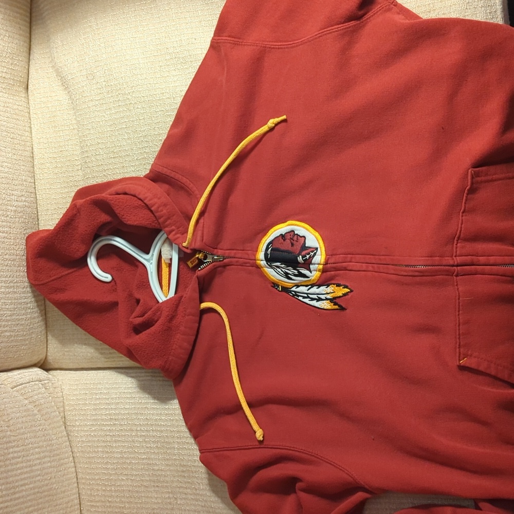 Redskins Hoodie Zip up men's Medium